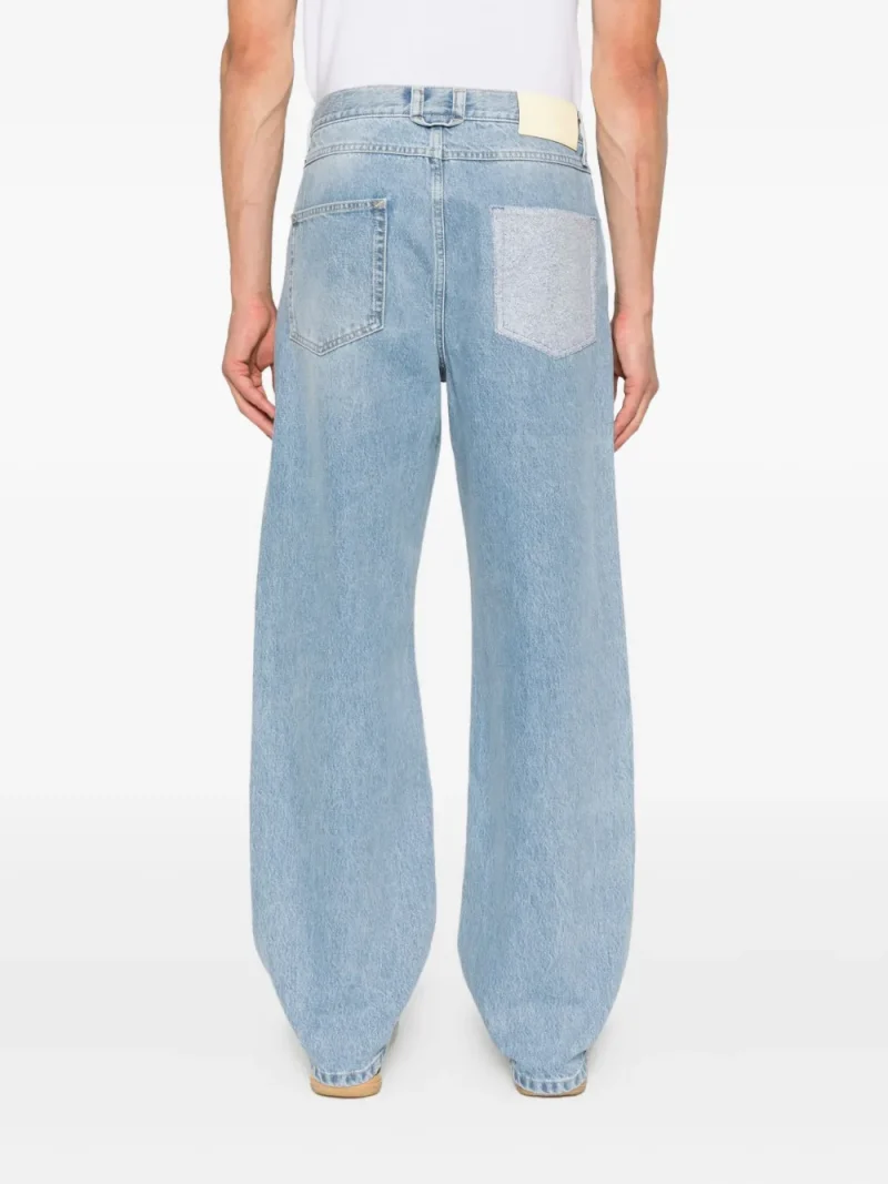 Alternative view of Pantaloni denim Axel Arigato Zine Patch-Detail albastru