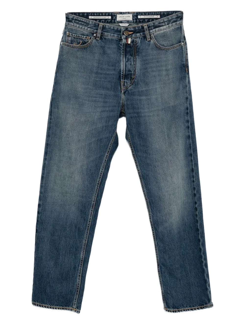 Pantaloni denim Jacob Cohen Cotton albastru