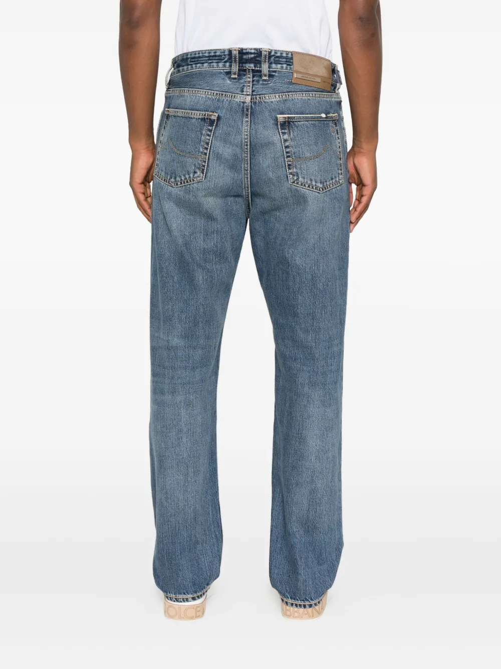 Pantaloni denim Jacob Cohen Cotton albastru - imagine 2
