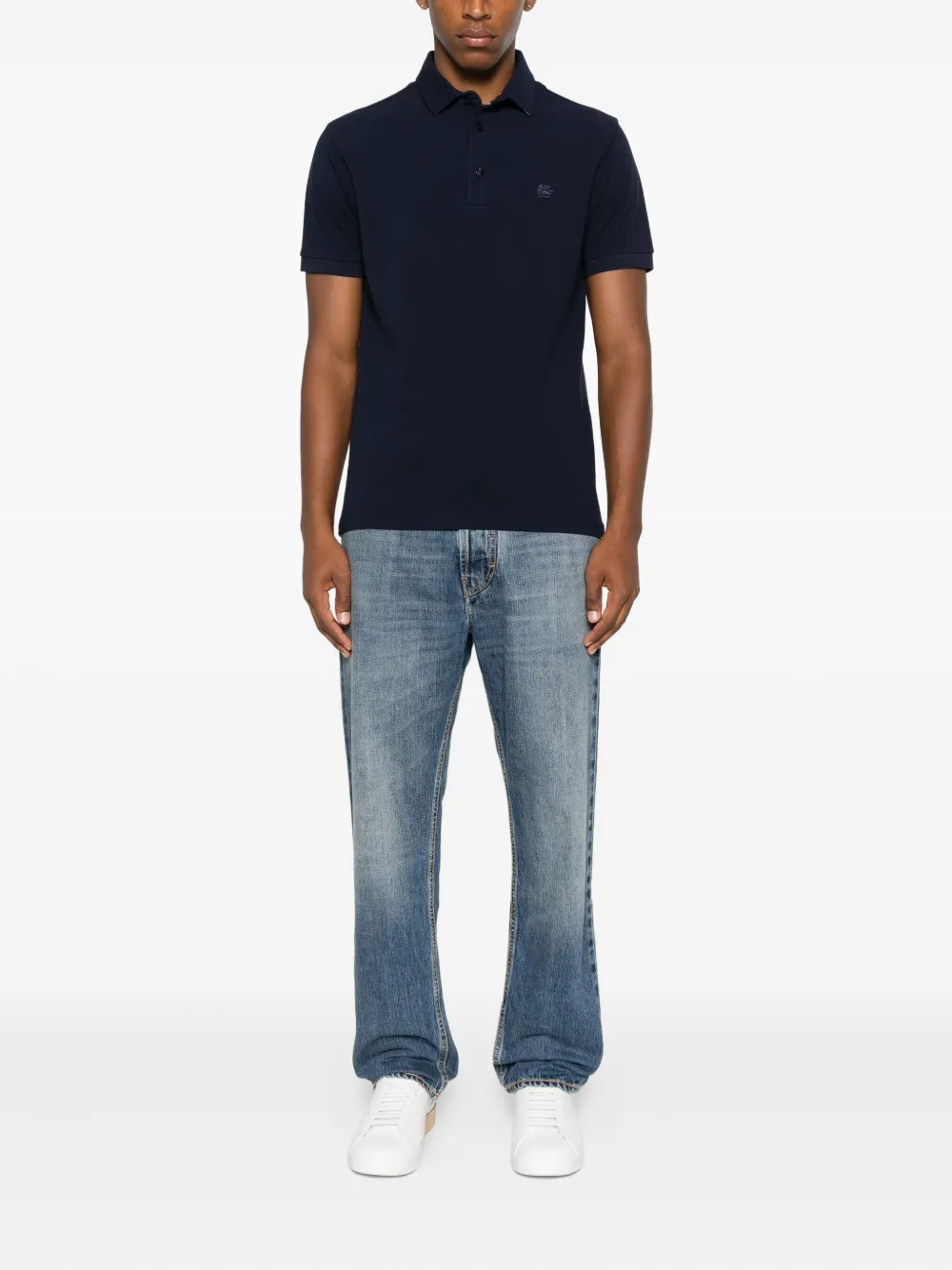 Pantaloni denim Jacob Cohen Cotton albastru - imagine 3