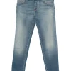 Pantaloni denim Jacob Cohen Faded Distressed albastru
