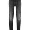 Pantaloni denim Jacob Cohen Faded-Effect Slim-Fit negru