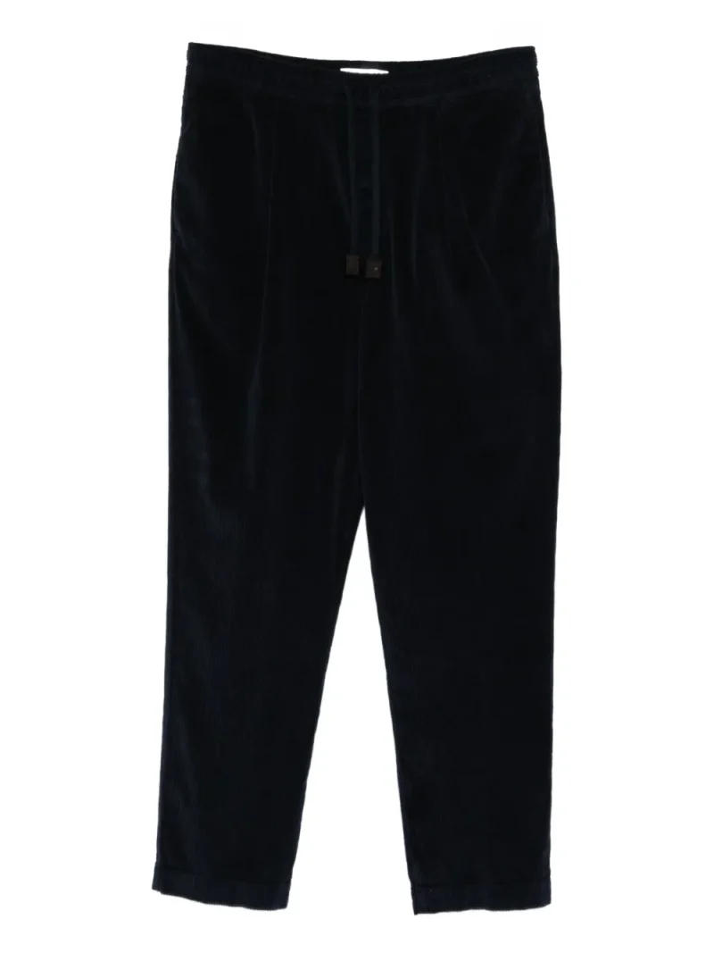Pantaloni Jacob Cohen Drawstring Corduroy bleumarin