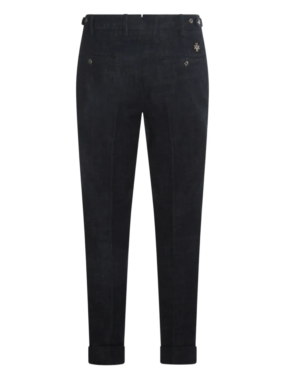 Pantaloni Jacob Cohen Pleated-Cuffed Cotton bleumarin