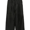 Pantaloni Rohe Drawstring Silk negru