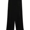 Pantaloni Rohe Tie-Waist negru