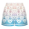 Pantaloni scurti Casablanca monogram-print multicolor