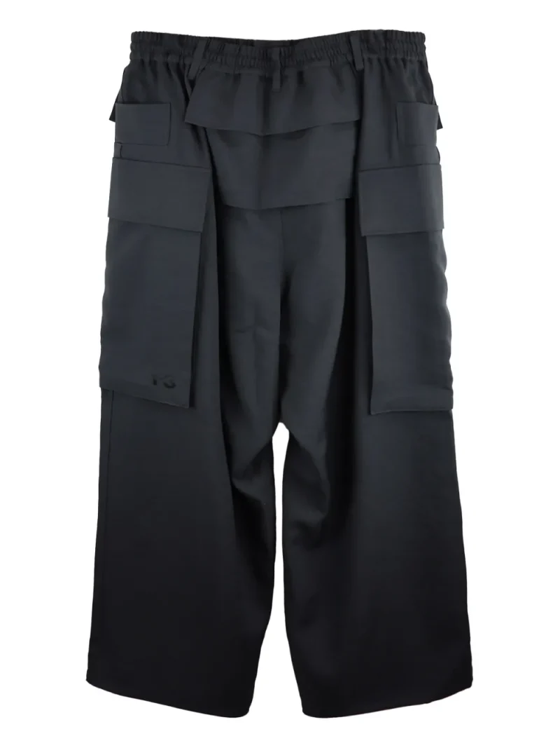 Alternative view of Pantaloni Y-3 Cargo negru