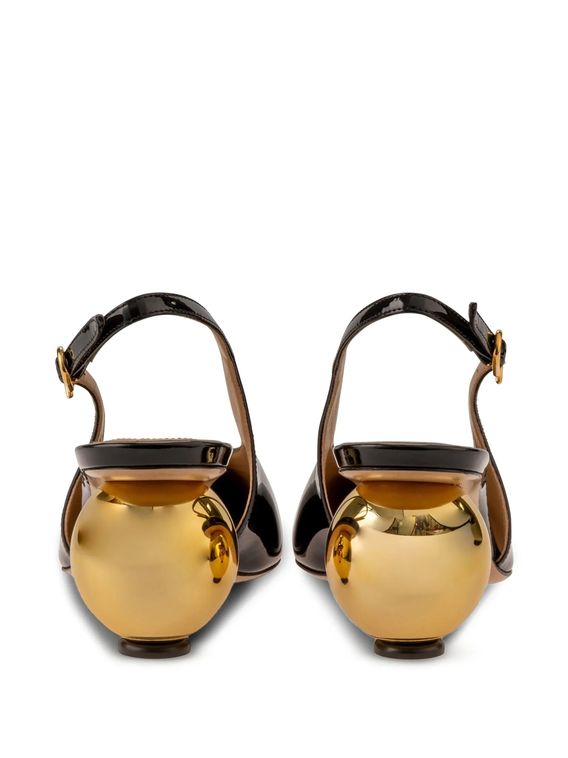 Pantofi Ferragamo 55mm spherical-heels negru - imagine 4