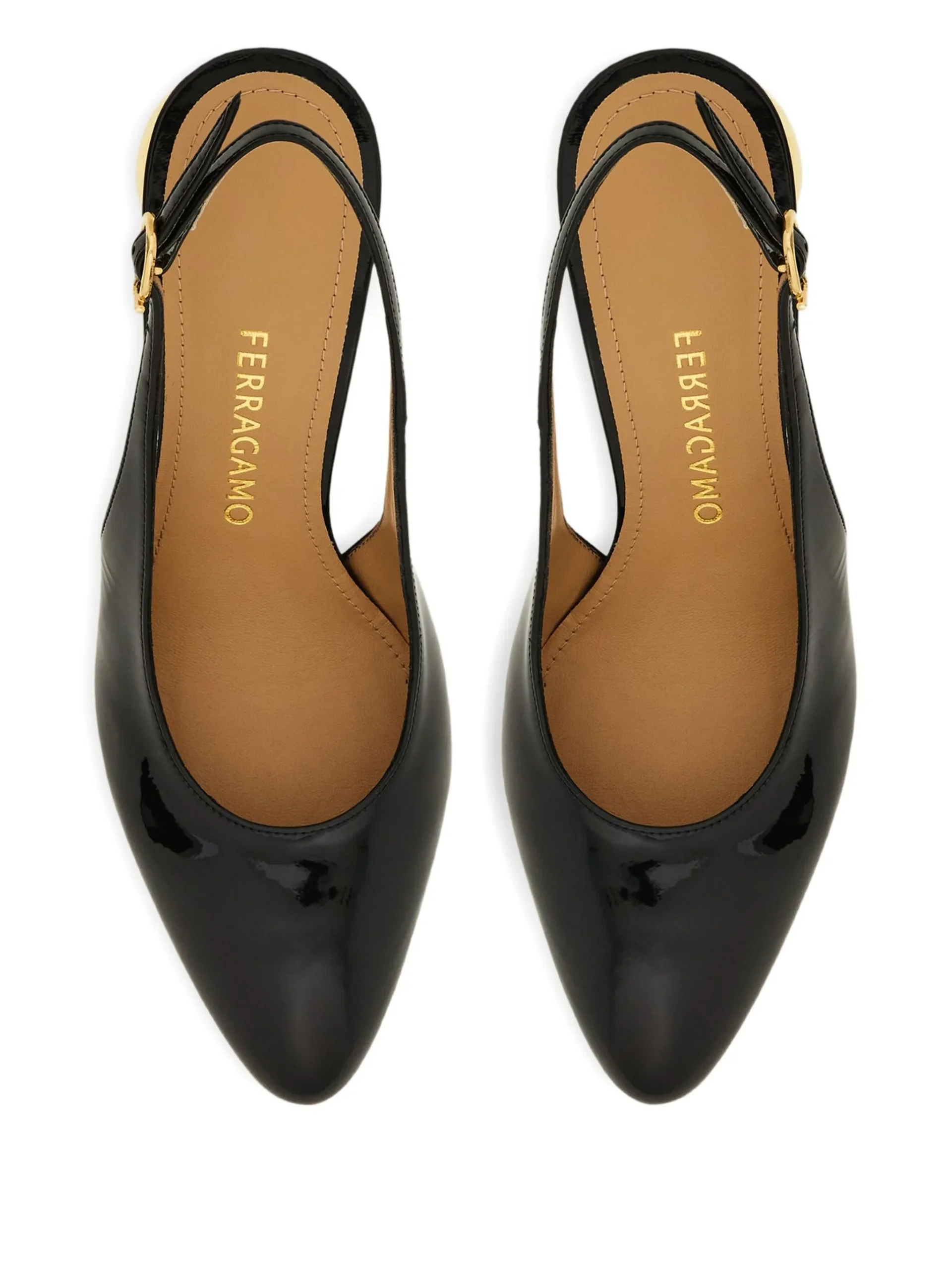 Pantofi Ferragamo 55mm spherical-heels negru - imagine 3