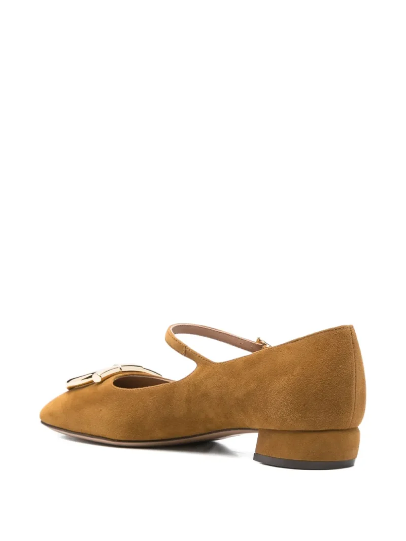 Alternative view of Pantofi Ferragamo Buckle-Detail Suede maro