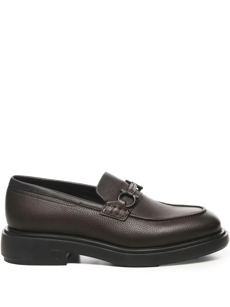 Pantofi Ferragamo Gancini-Detail Loafers maro