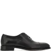 Pantofi Ferragamo Leather Oxford negru