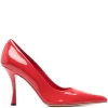 Pantofi Ferragamo stiletto pointed-toe 110mm rosu