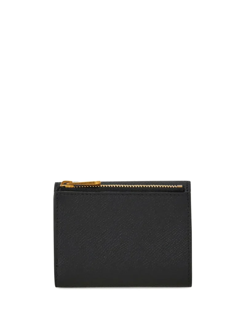 Alternative view of Portofel Ferragamo Gancini Tri-Fold negru