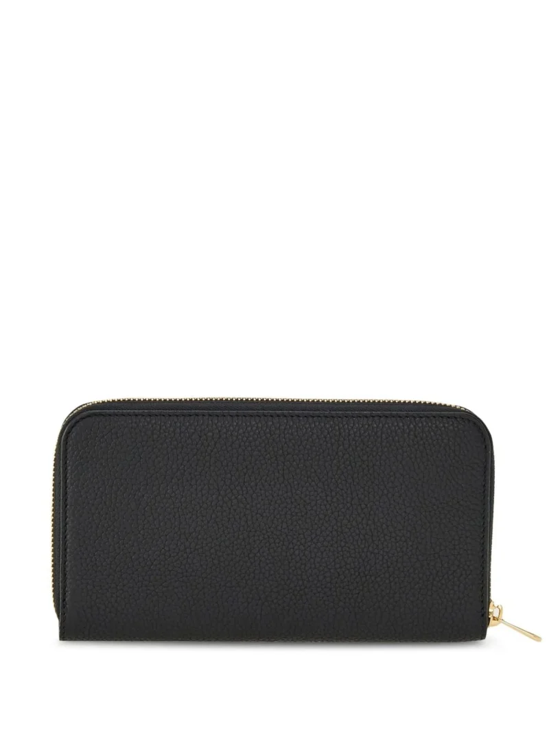 Alternative view of Portofel Ferragamo gancini zip-up continental negru