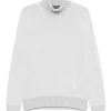 Pulover Gran Sasso Ribbed-Knit Turtleneck gri