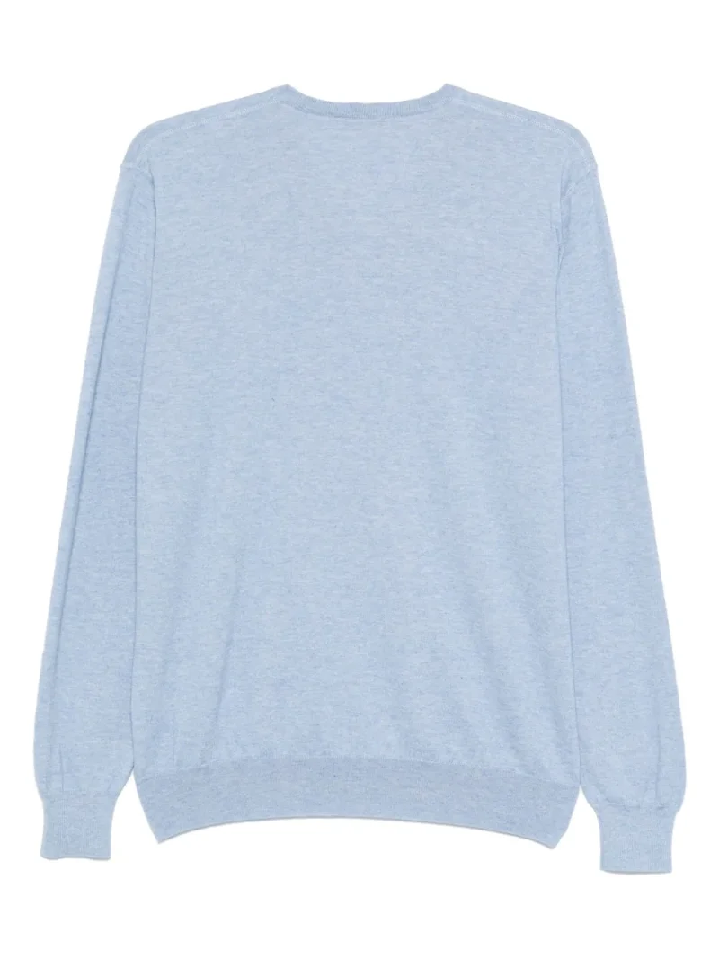 Alternative view of Pulover Gran Sasso V-Neck albastru