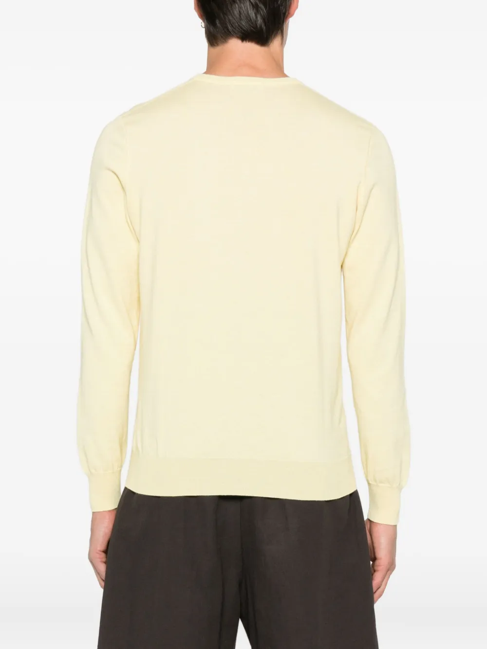 Pulover Gran Sasso V-neck galben - imagine 2