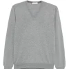 Pulover Gran Sasso V-neck gri