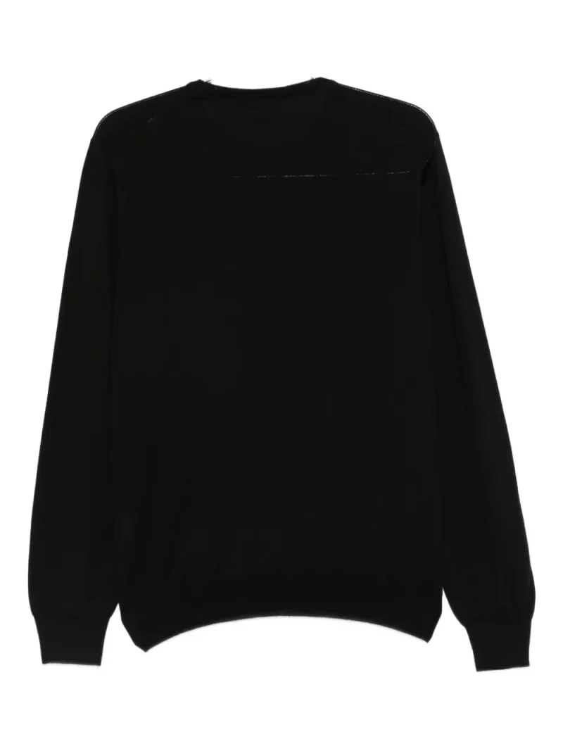 Alternative view of Pulover Gran Sasso Virgin Wool negru