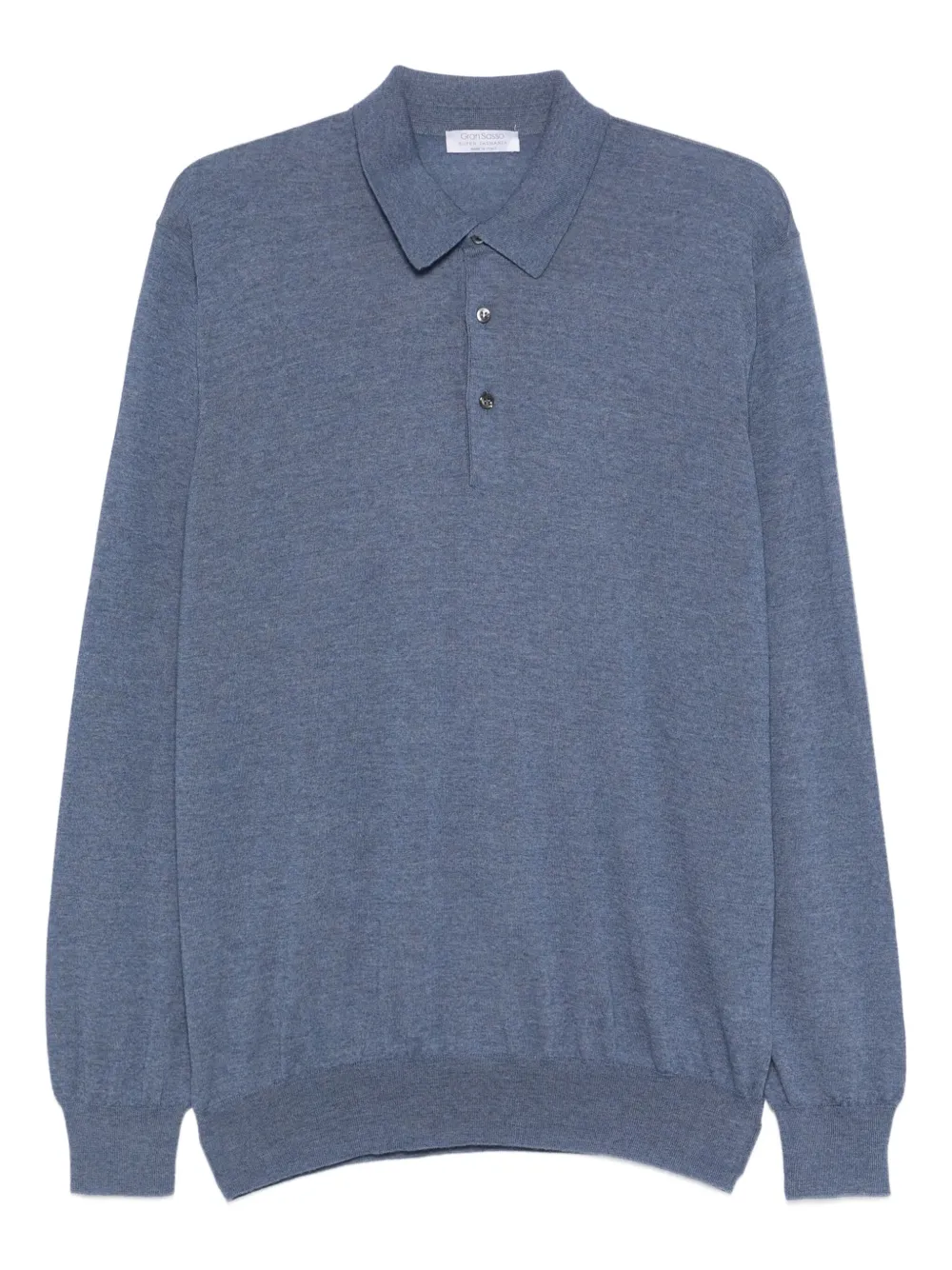 Pulover Polo Gran Sasso Virgin Wool albastru