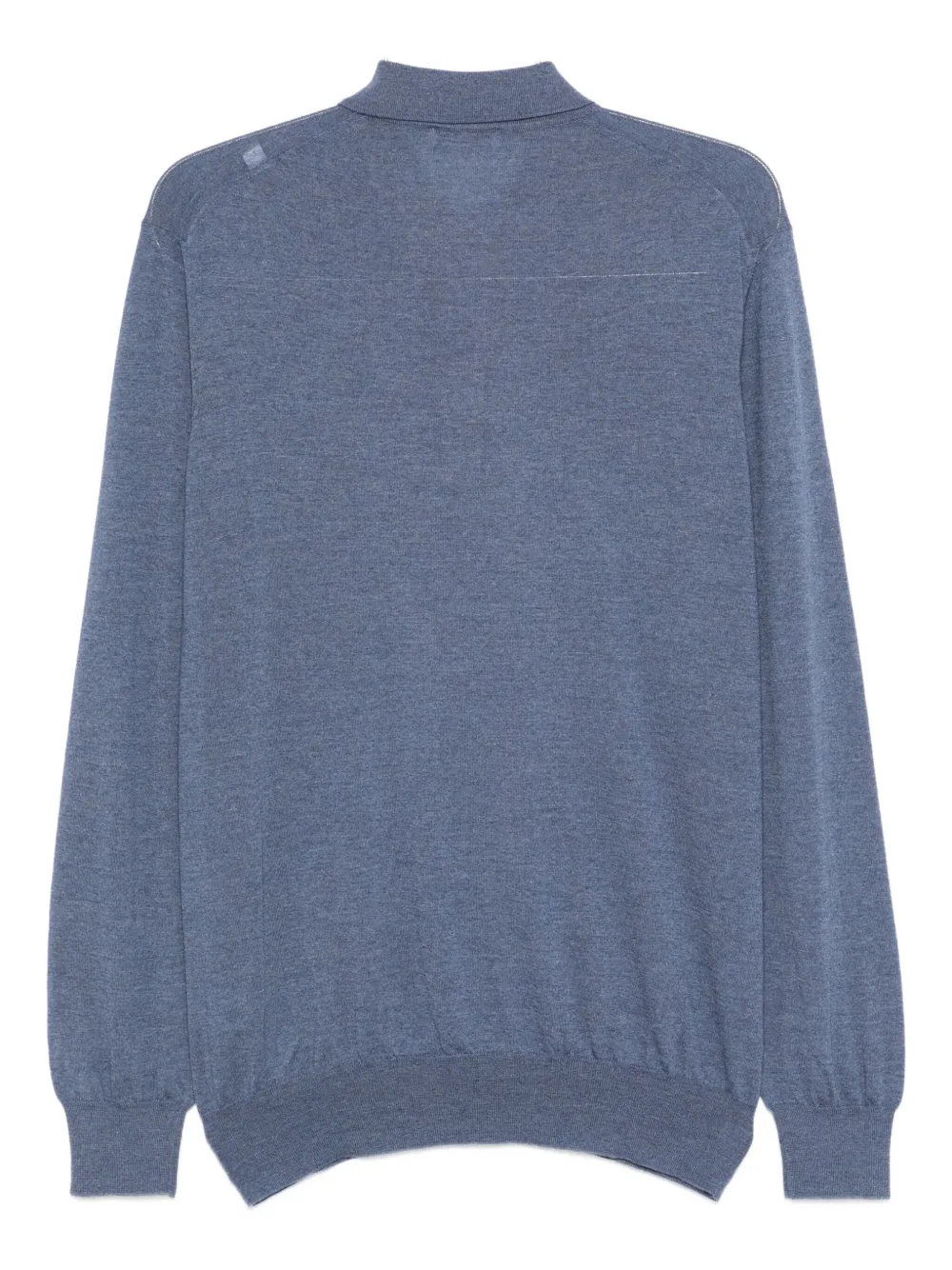 Pulover Polo Gran Sasso Virgin Wool albastru - imagine 2