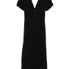 Rochie maxi Jil Sander Layered negru