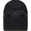 Rucsac Ferragamo Leather-Trim Backpack negru