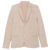 Sacou Gran Sasso Virgin Wool Single-Breasted bej