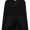 Sacou Stella McCartney Draped-Front negru