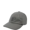 Sapca Stone Island Logo-Plaque Wool gri