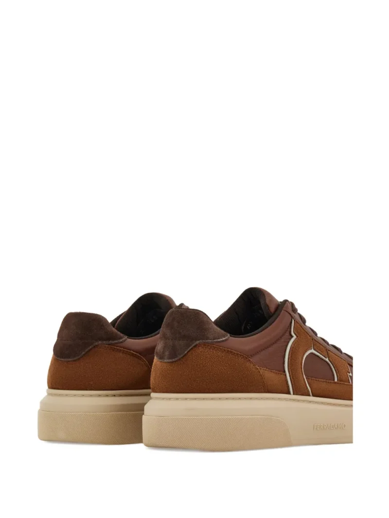 Alternative view of Sneakers Ferragamo Suede Leather maro