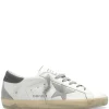 Sneakers Golden Goose Super-Star Distressed alb