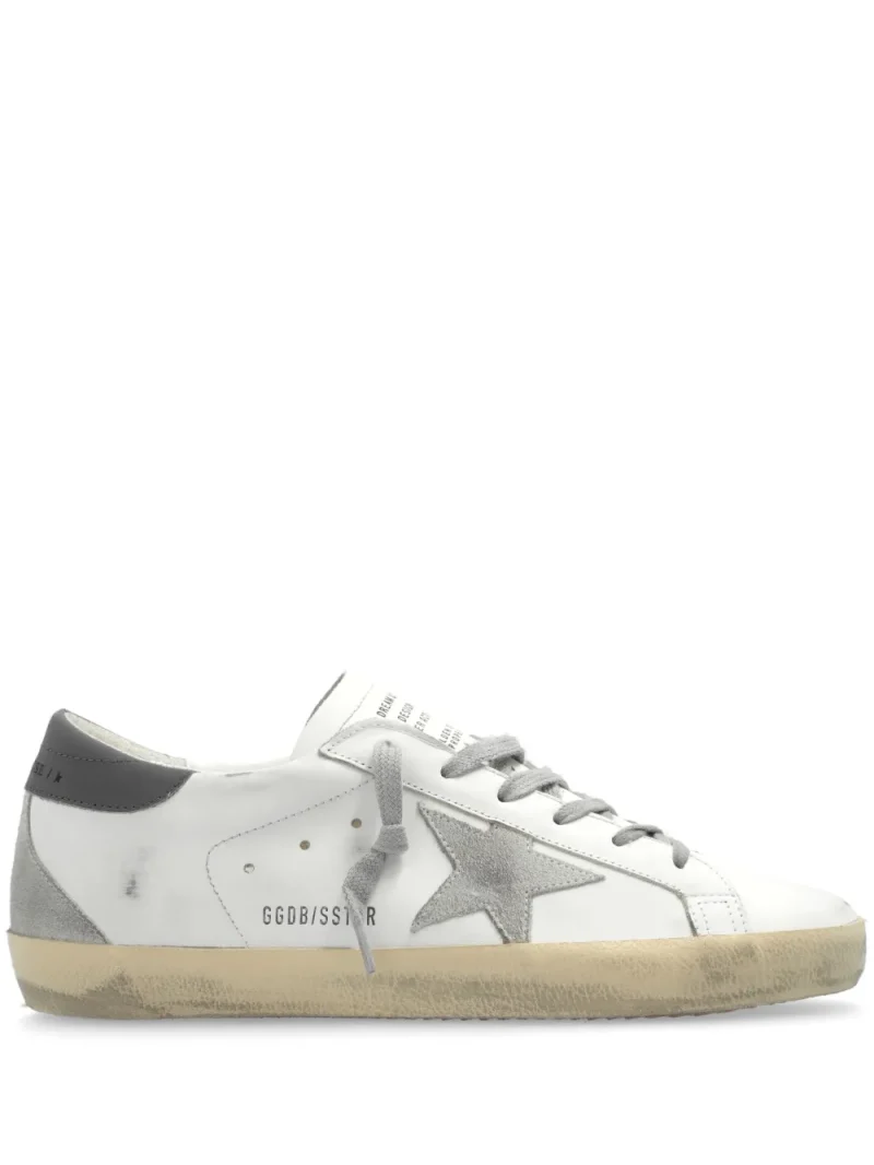 Sneakers Golden Goose Super-Star Distressed alb