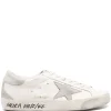 Sneakers Golden Goose Super Star Leather alb