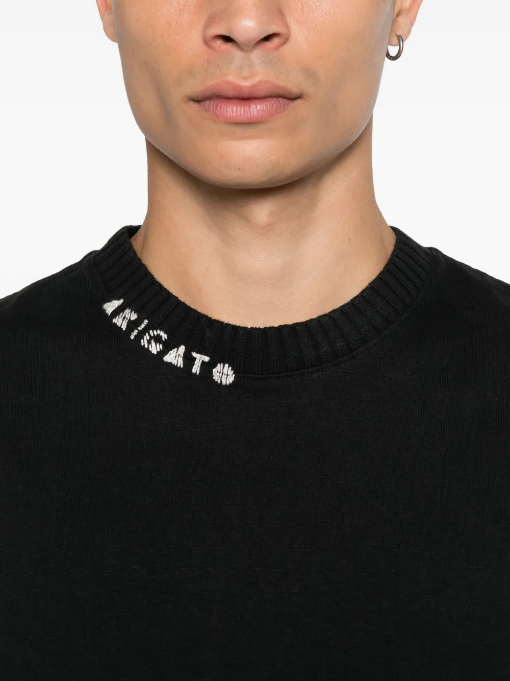 Tricou Axel Arigato Logo-Embellished negru - imagine 4