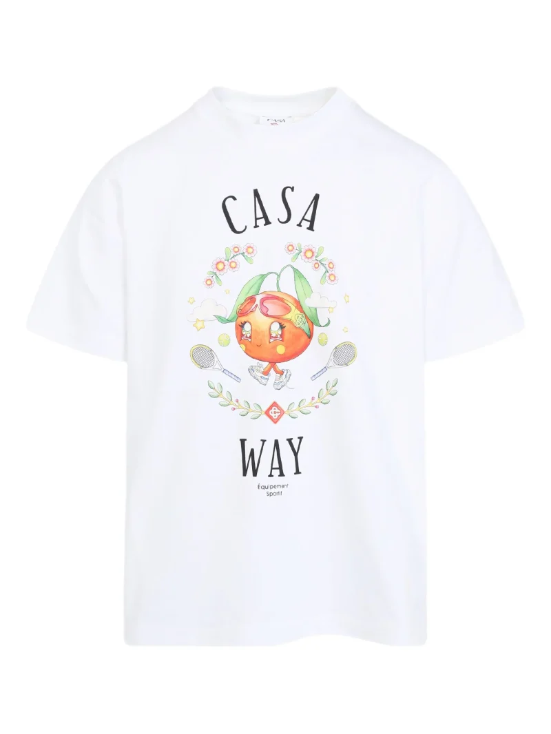 Tricou Casablanca "Casa Way" alb