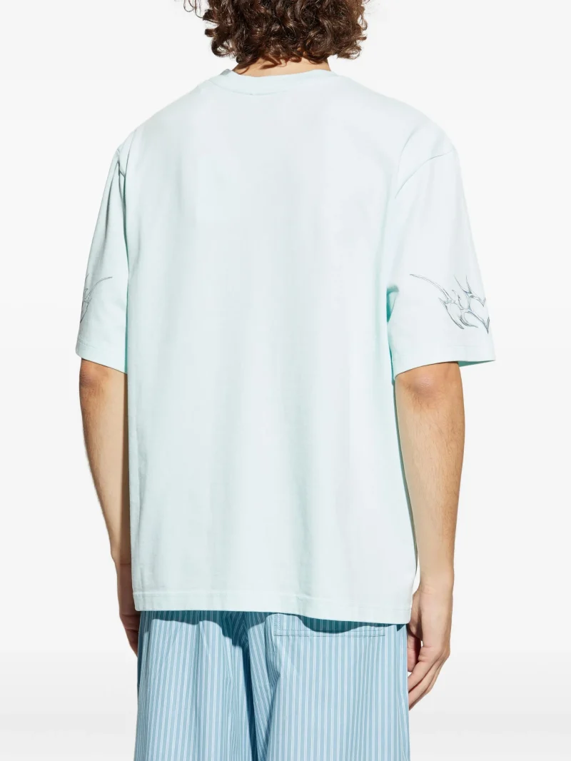 Alternative view of Tricou Casablanca graphic-print albastru