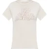 Tricou Golden Goose Star-Embellished Printed alb