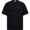 Tricou Ferragamo Logo Print negru