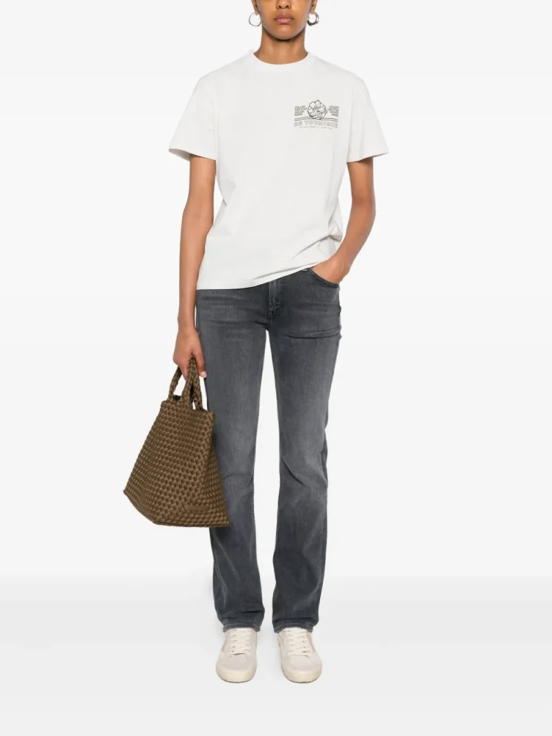 Alternative view of Tricou Golden Goose Cotton alb