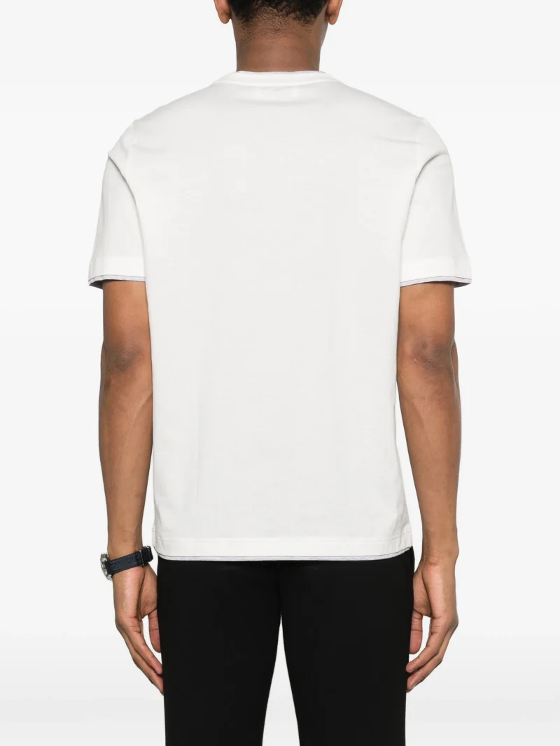 Alternative view of Tricou Gran Sasso Crew-Neck alb
