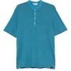 Tricou Gran Sasso Henley short-sleeve albastru