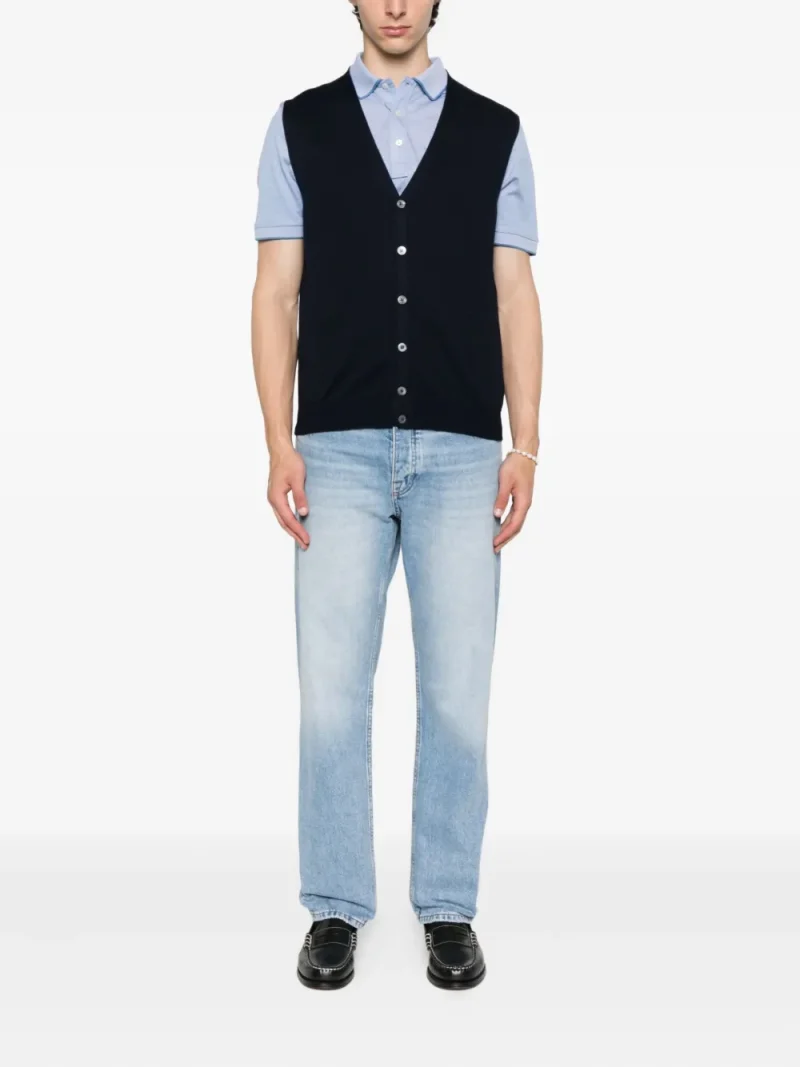 Alternative view of Tricou Gran Sasso pocket polo albastru