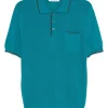 Tricou Gran Sasso Ribbed Pocketed turcoaz