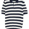 Tricou Gran Sasso striped-polo multicolor