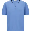 Tricou polo Ferragamo Short-Sleeved albastru