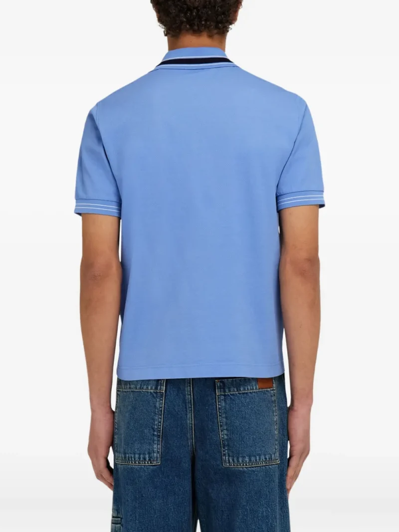 Alternative view of Tricou polo Ferragamo Short-Sleeved albastru
