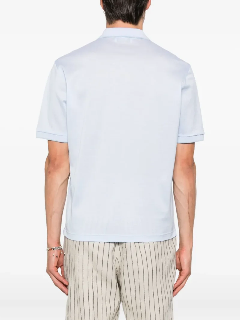 Alternative view of Tricou polo Gran Sasso Cotton albastru